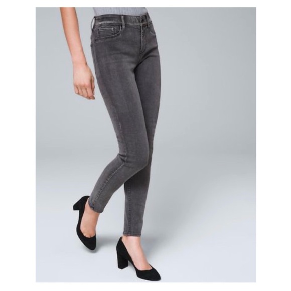 White Black Market Grey The Jeggings Skinny Jeans - Picture 1 of 8